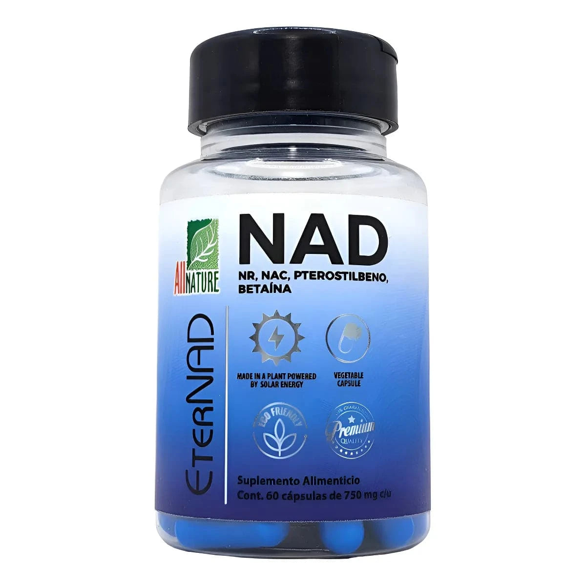 ALL NATURE NAD 60 CAPS 750 MG