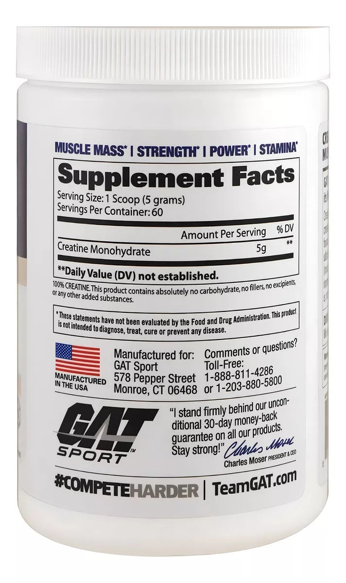 GAT CREATINE MONOHYDRATE 300 GRS