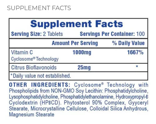 VHTP VITAMIN C 200 CT