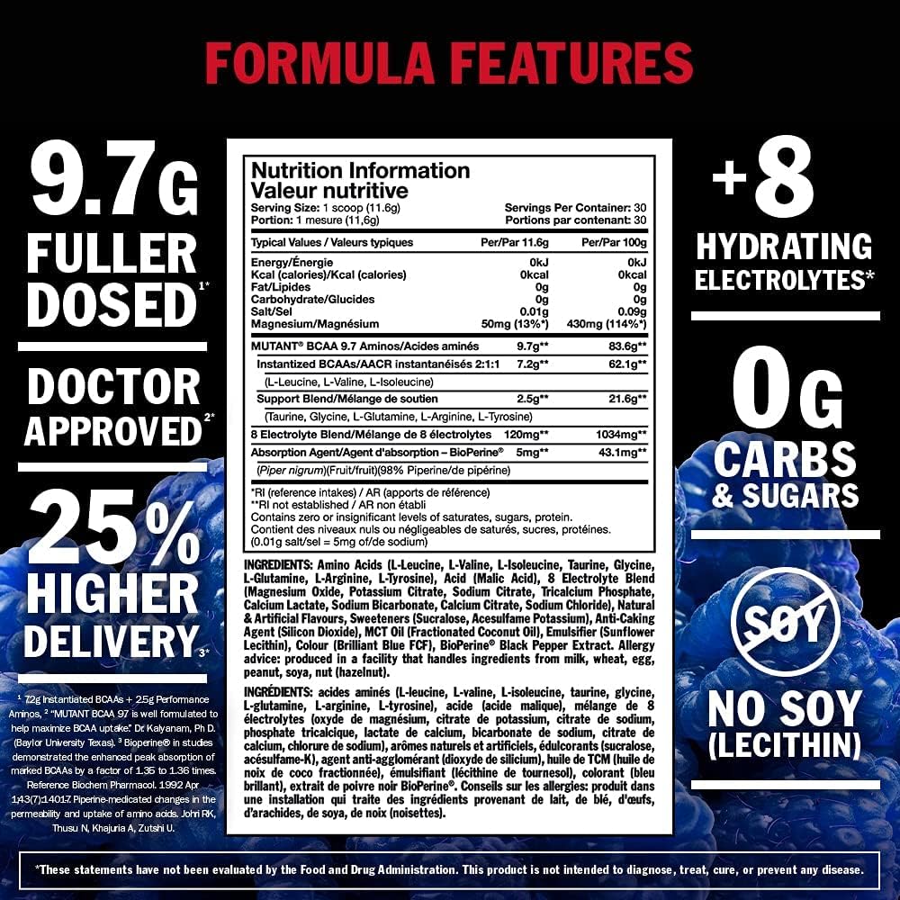 MUTANT BCAA (30 SERV)