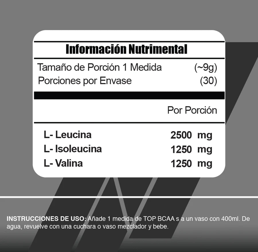 TOP BCAAS 30 SERV. META NUTRITION