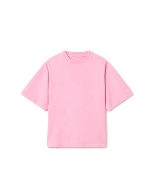 PLAYERA 240 GSM OVERSIZE COLOR ROSA