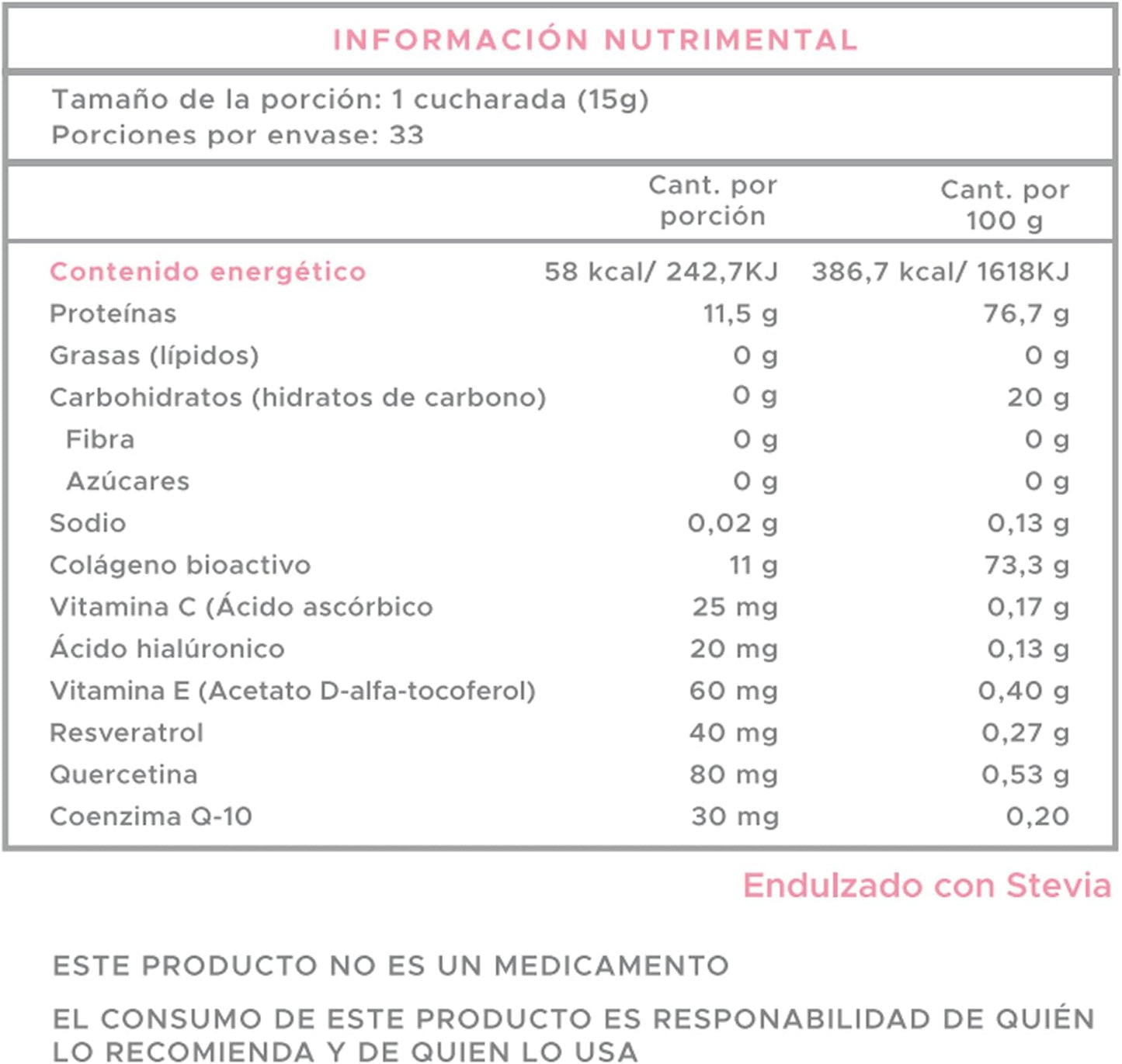 CARO FIT COLÁGENO HIDROLIZADO