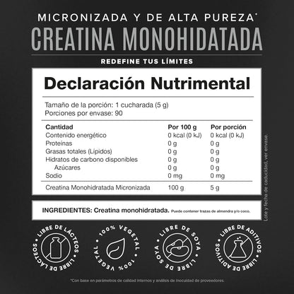 CREATINA BIRDMAN MONOHIDRATADA 450 G - 90 SERVICIOS