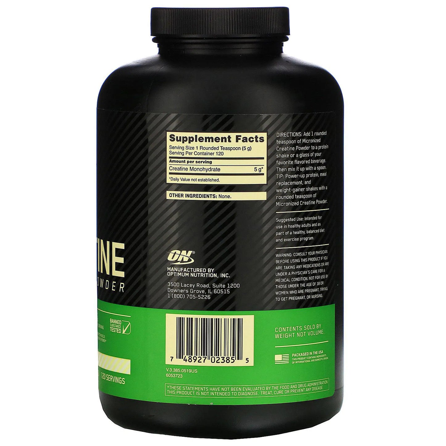 CREATINE POWDER 600 GRS