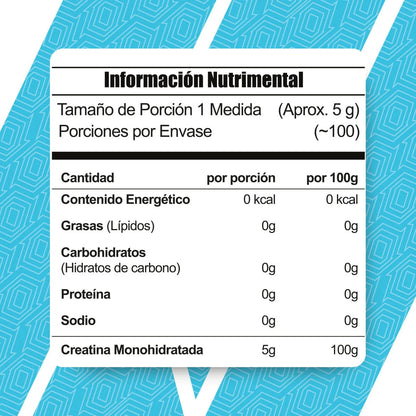 CREATINE 500 GR. META NUTRITION
