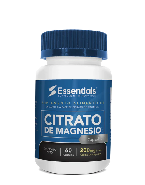 ESSENTIALS CITRATO DE MAGNESIO 200 MG 60 CAPS