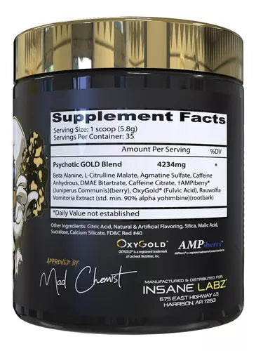 INS PSYCHOTIC GOLD (35 SERV)