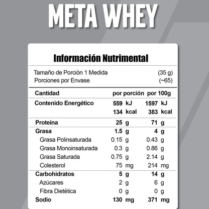 METAWHEY 5 LBS. META NUTRITION