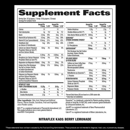 NITRAFLEX KAOS 40 SERV