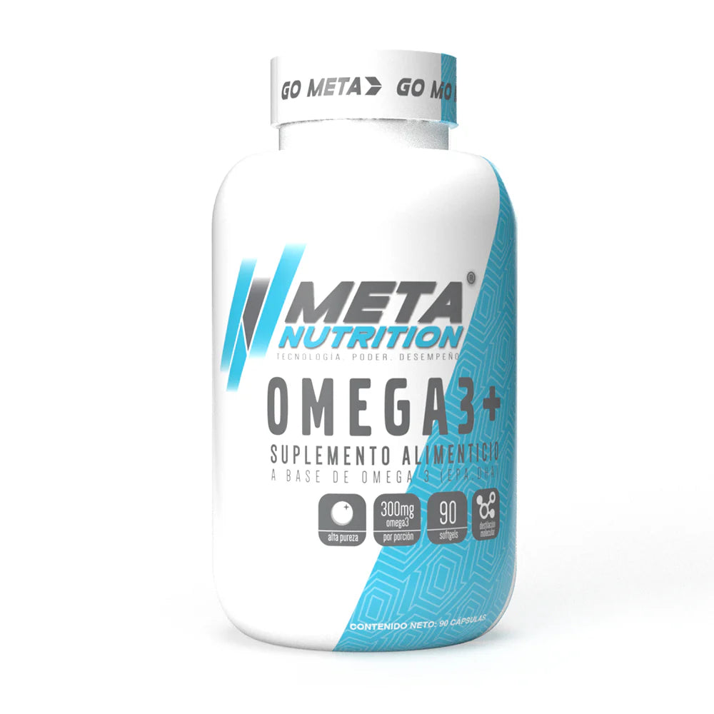 OMEGA+ (OMEGA 3) 90 SOFTGELS. META NUTRITION