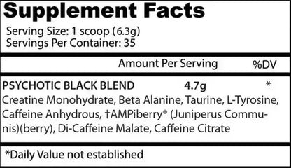 PSYCHOTIC BLACK 35 SERV