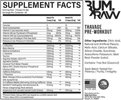 RAW CBUM THAVAGE PWO 40 SERV