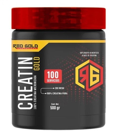 RED GOLD CREATINA MONOHIDRATADA 500GRS (100 SERV)